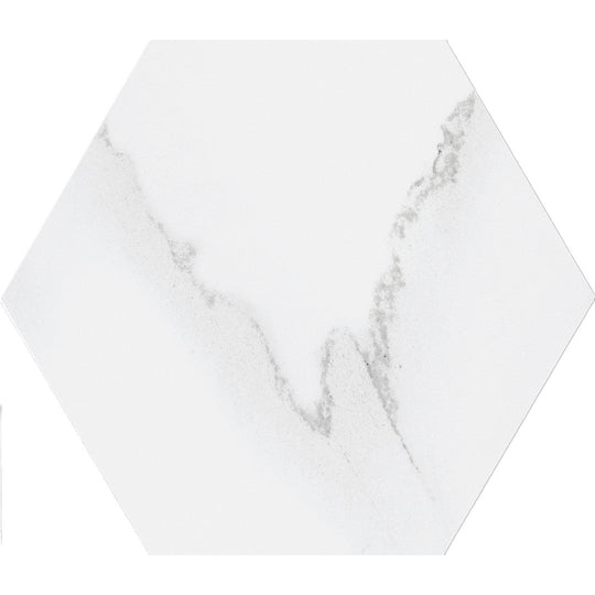 Tesoro 7" x 7" Lumina Pressed Porcelain Hexagon Tile