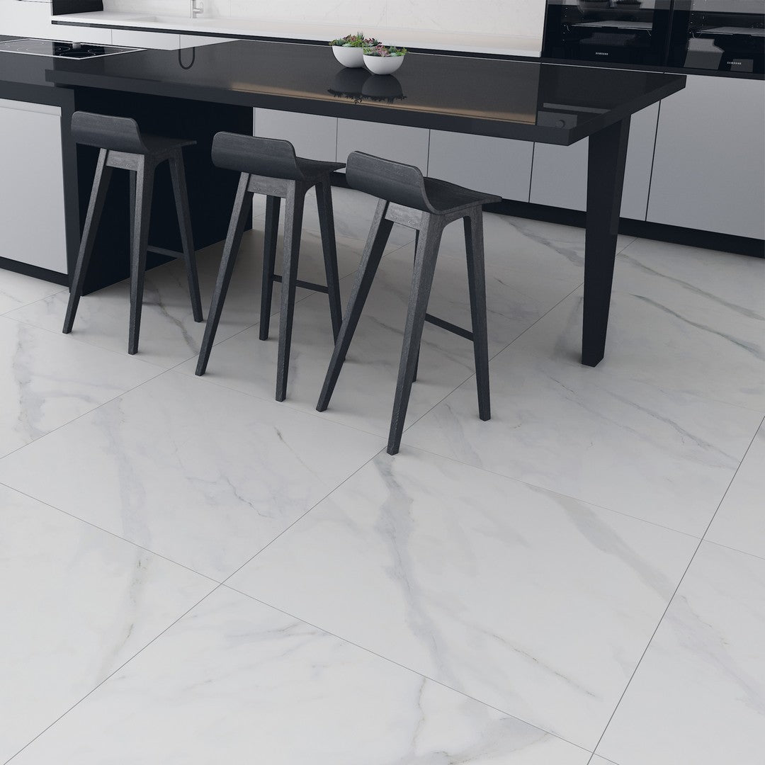Tesoro-36-x-36-Opera-Rectified-Natural-Porcelain-Tile-Covelano-Calacatta-Grey