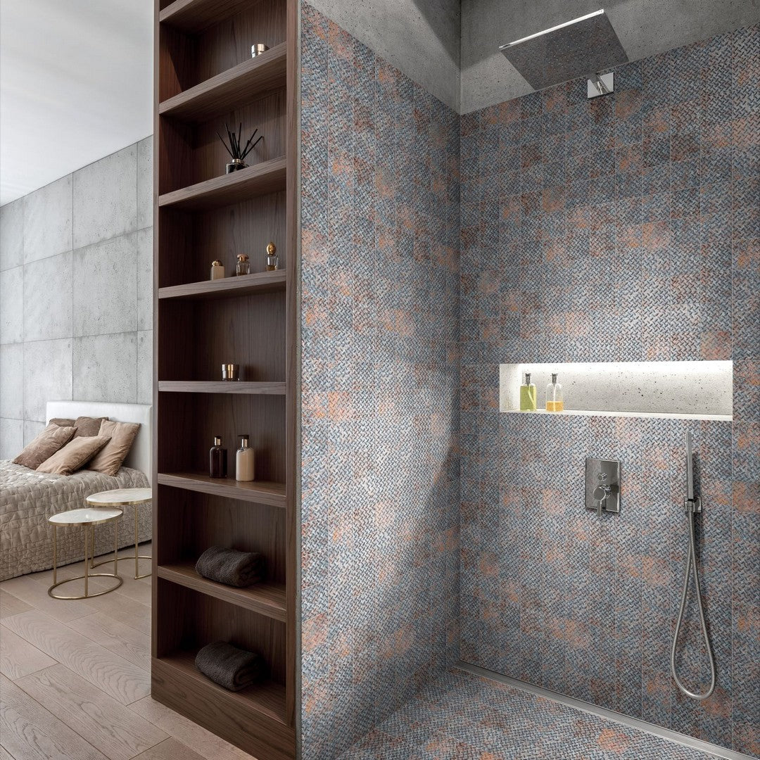 Bati-Orient-12-x-12-Industrial-Glazed-Ceramic-4-Refief-Pattern-Mosaic-Rust