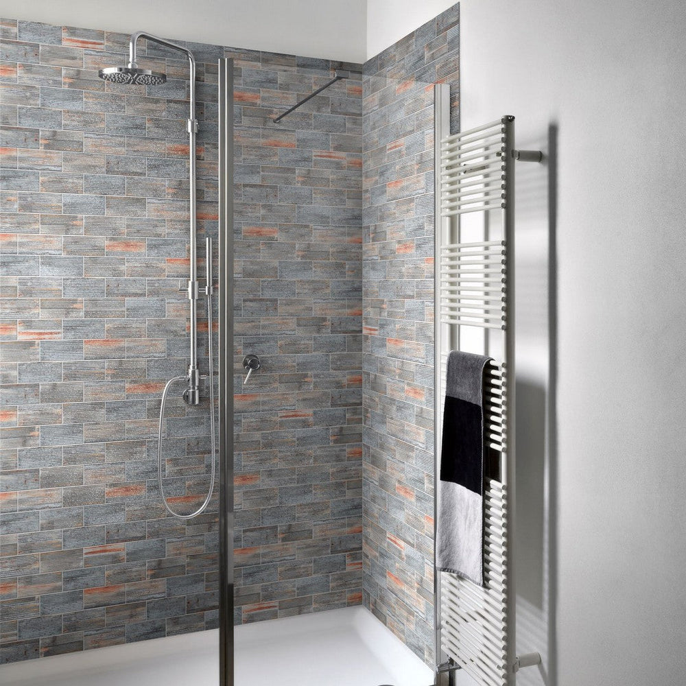 Bati-Orient-12-x-12-Industrial-Glazed-Ceramic-2.8x6-Linear-Relief-Pattern-Mosaic-Rust