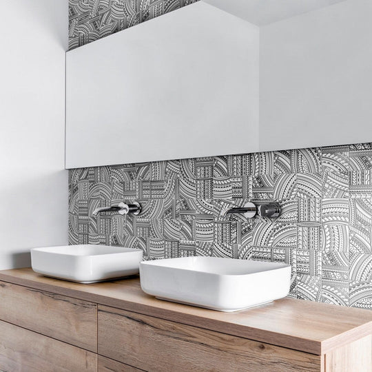 Bati-Orient-12-x-12-Native-Glazed-Ceramic-4-Island-Mosaic-Black-White