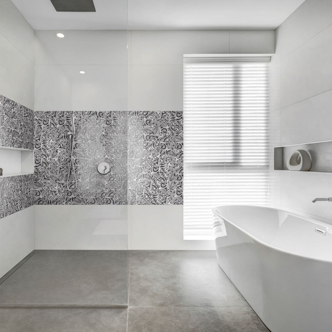 Bati-Orient-12-x-12-Native-Glazed-Ceramic-4-Maori-Mosaic-Black-White