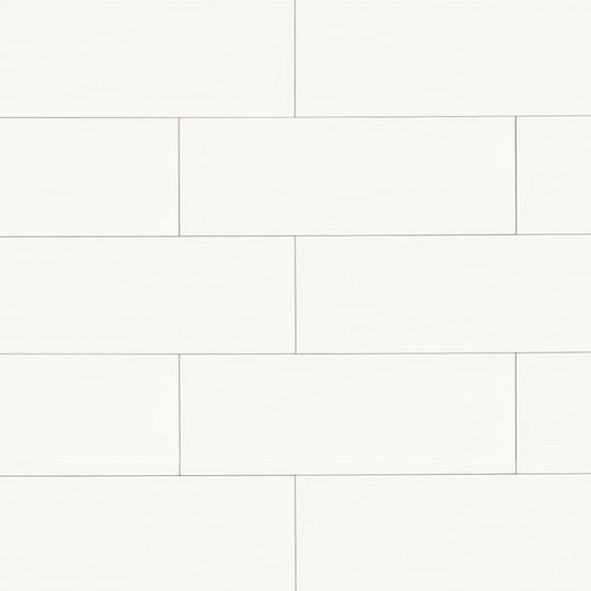 Bedrosians Winter 8" x 24" Gloss Ceramic Wall Tile