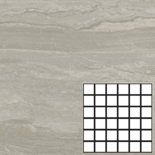 Tesoro 11.75" x 11.75" Mescla Matte Porcelain 2" Mosaic