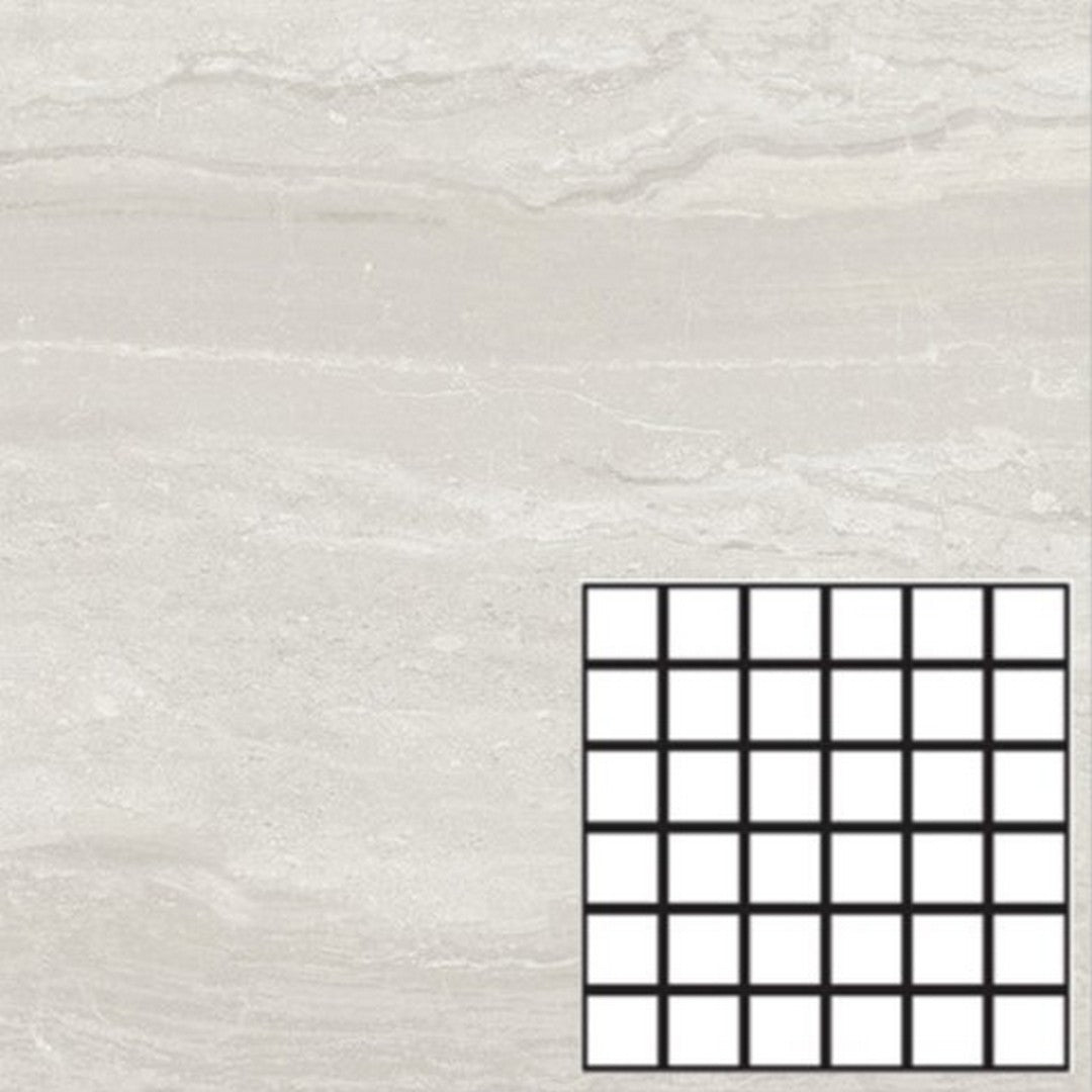 Tesoro 11.75" x 11.75" Mescla Matte Porcelain 2" Mosaic