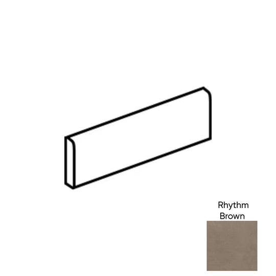 Daltile-Chord-3-x-24-Matte-Porcelain-Bullnose-Rhythm-Brown