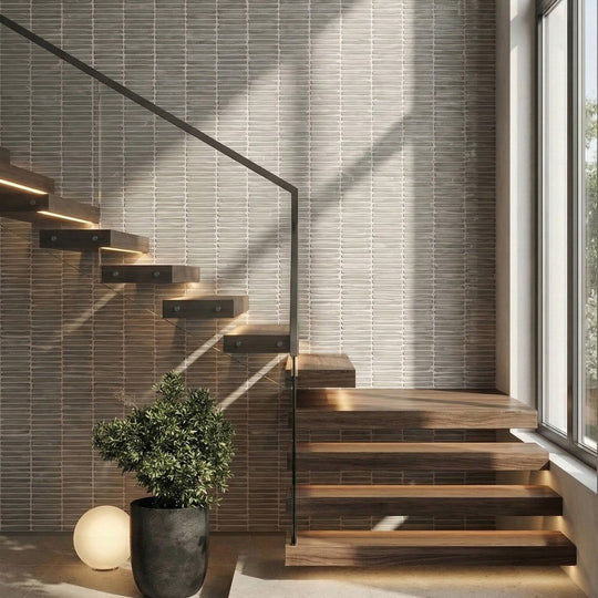 Bedrosians-Node-16-x-48-Rectified-Matte-Ceramic-Wall-Tile-Greige
