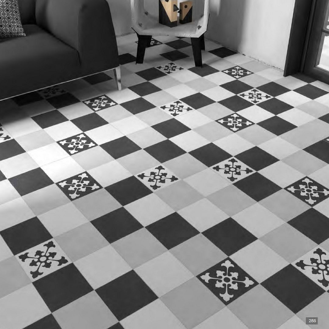 Bati-Orient-8-x-8-Matte-Classic-Square-Cement-Tile-Off-White-Antracite