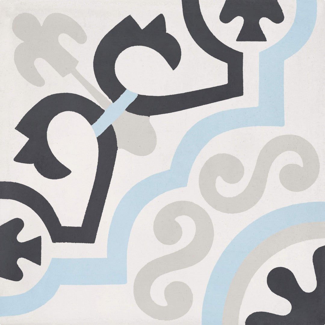 Bati Orient 8" x 8" Matte Classic Square Cement Tile