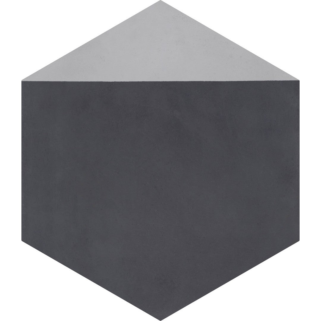 Bati Orient 9" x 8" Matte Modern Hexagon Cement Tile