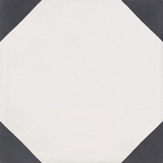 Bati Orient 8" x 8" Matte Triangle Modern Square Cement Tile