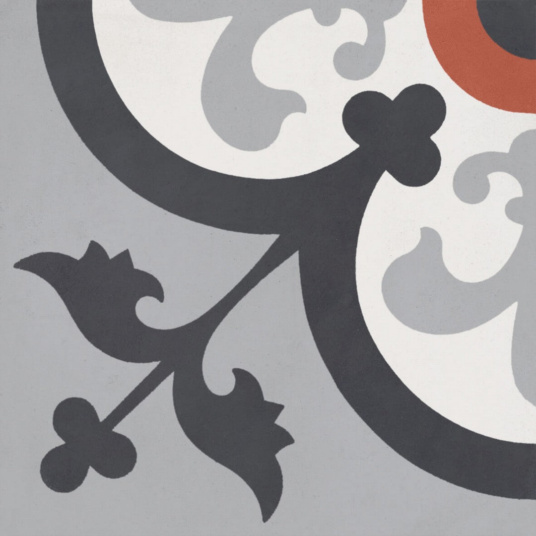 Bati Orient 8" x 8" Matte Classic Square Cement Tile