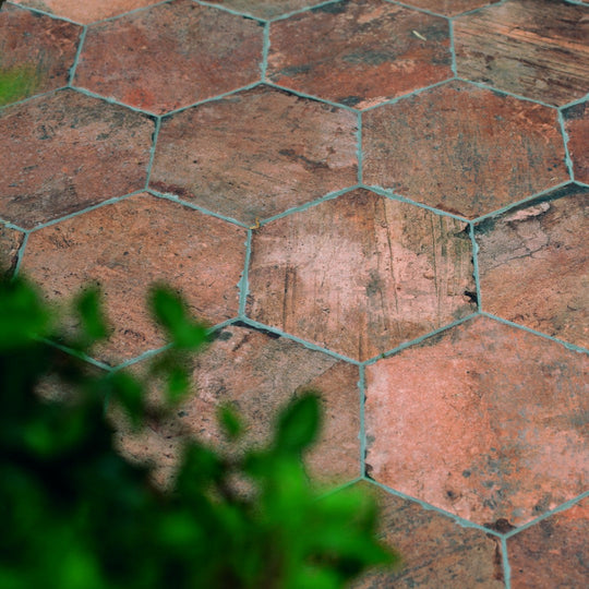Tesoro-9-x-11-Chicago-Brick-Pressed-Hexagon-Pocelain-Tile-Old-Chicago
