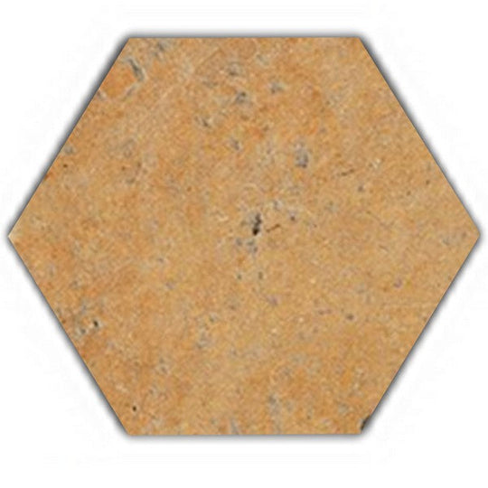 Tesoro 6" x 7" Cotto Del Campiano Pressed Matte Hexagon Porcelain Tile
