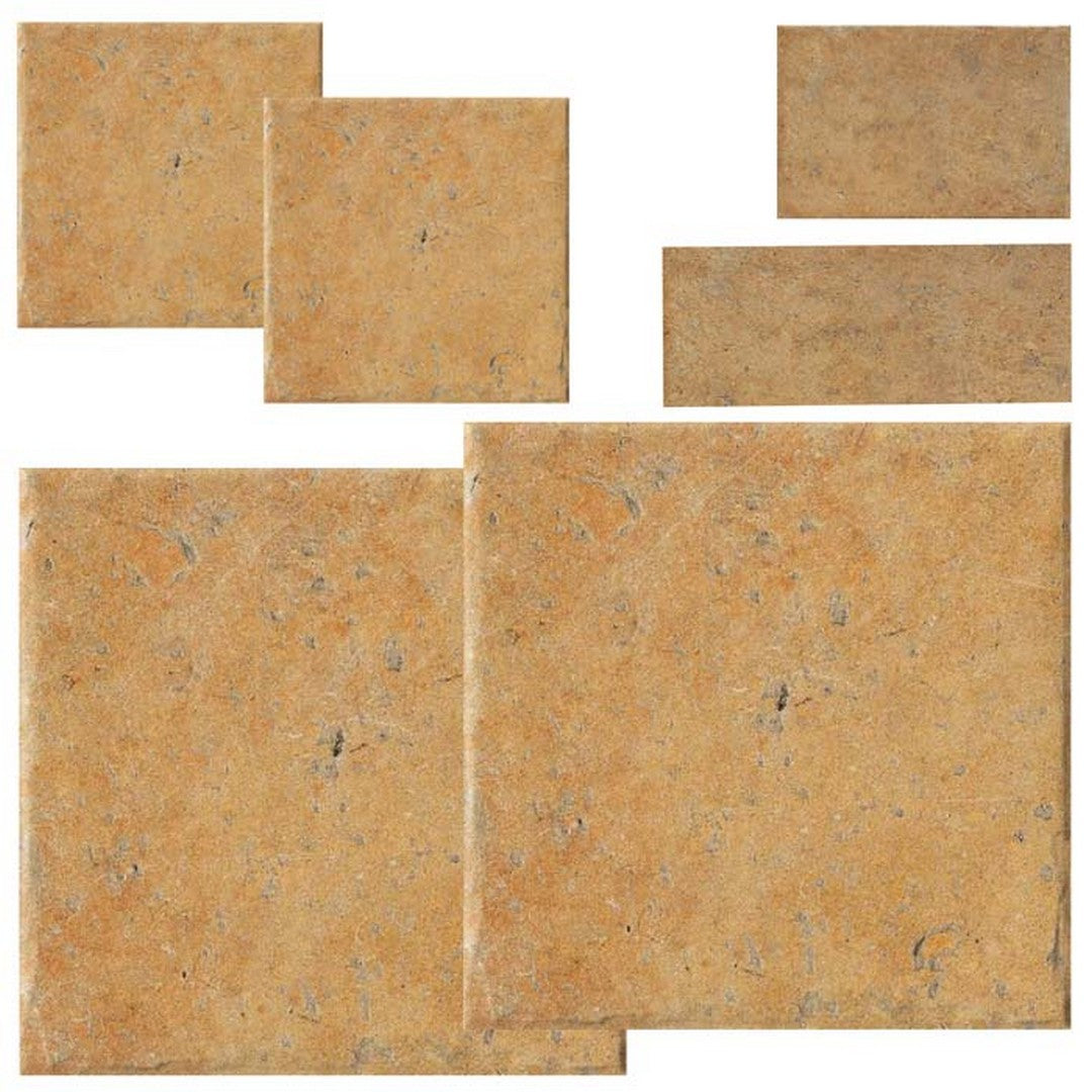 Tesoro Modular Pattern Cotto Del Campiano Pressed Matte Porcelain Tile