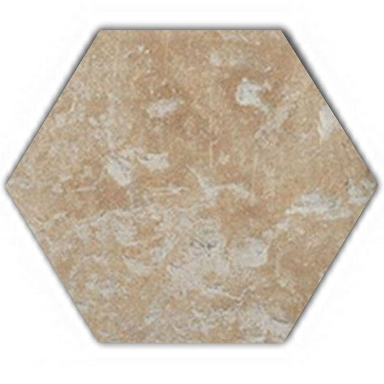 Tesoro 6" x 7" Cotto Del Campiano Pressed Matte Hexagon Porcelain Tile