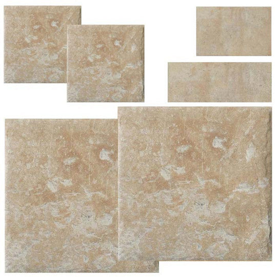 Tesoro Modular Pattern Cotto Del Campiano Pressed Matte Porcelain Tile