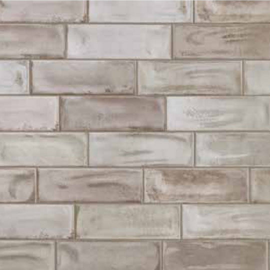 Tesoro 4" x 12" Fuoritono Pressed Glossy Porcelain Tile