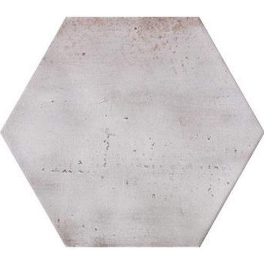 Tesoro 9.25" x 10.75" Fuoritono Pressed Glossy Hexagon Porcelain Tile