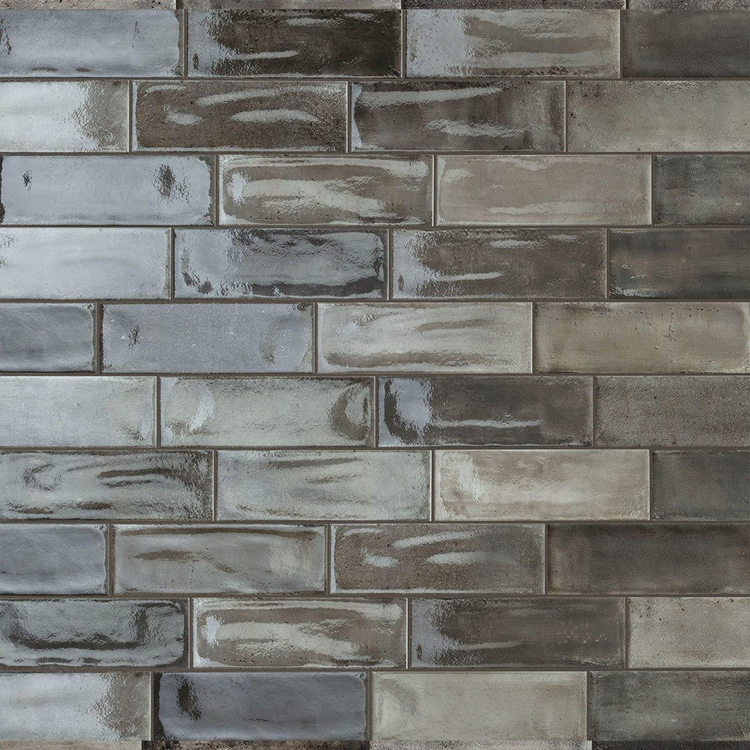 Tesoro 4" x 12" Fuoritono Pressed Glossy Porcelain Tile