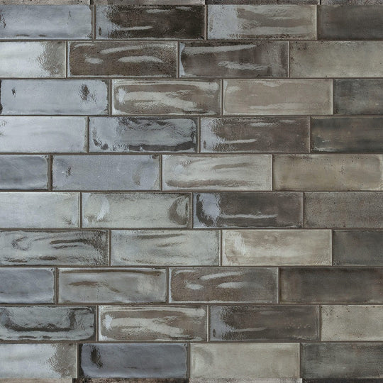 Tesoro 4" x 12" Fuoritono Pressed Glossy Porcelain Tile