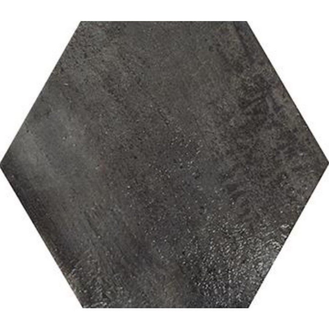 Tesoro 9.25" x 10.75" Fuoritono Pressed Glossy Hexagon Porcelain Tile