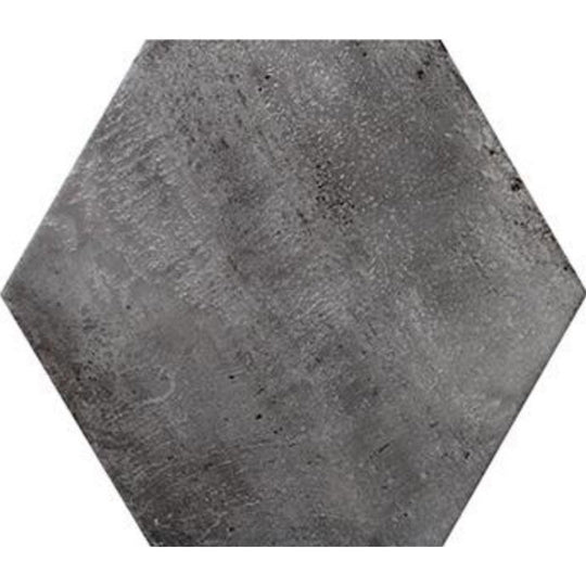 Tesoro 9.25" x 10.75" Fuoritono Pressed Glossy Hexagon Porcelain Tile