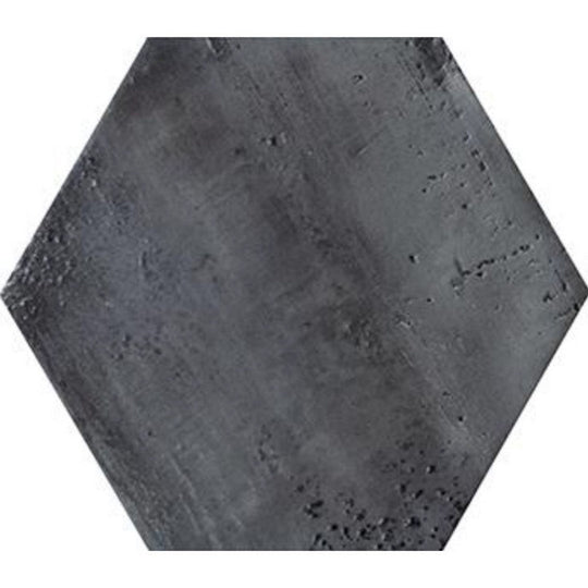 Tesoro 9.25" x 10.75" Fuoritono Pressed Glossy Hexagon Porcelain Tile