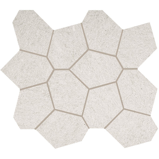 Crossville 13" x 15" Civilization Unpolished Porcelain Polygon Mosaic