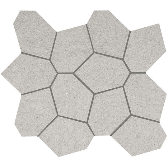 Crossville 13" x 15" Civilization Unpolished Porcelain Polygon Mosaic