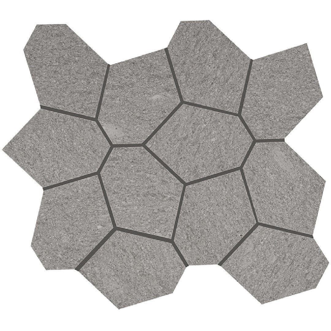 Crossville 13" x 15" Civilization Unpolished Porcelain Polygon Mosaic