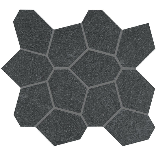 Crossville 13" x 15" Civilization Unpolished Porcelain Polygon Mosaic