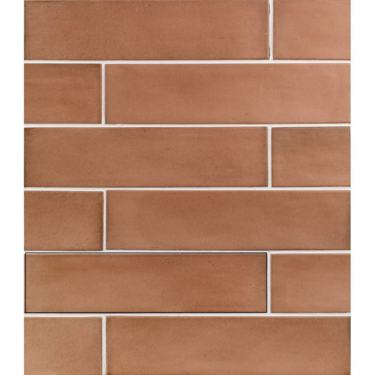 Ottimo Clay 2.5" x 10" Matte Porcelain Tile