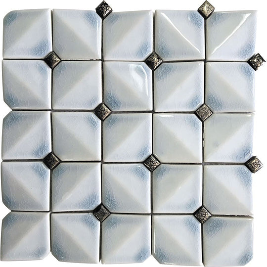 MiR Ceramique 12" x 12" Glossy Ceramic Mosaic