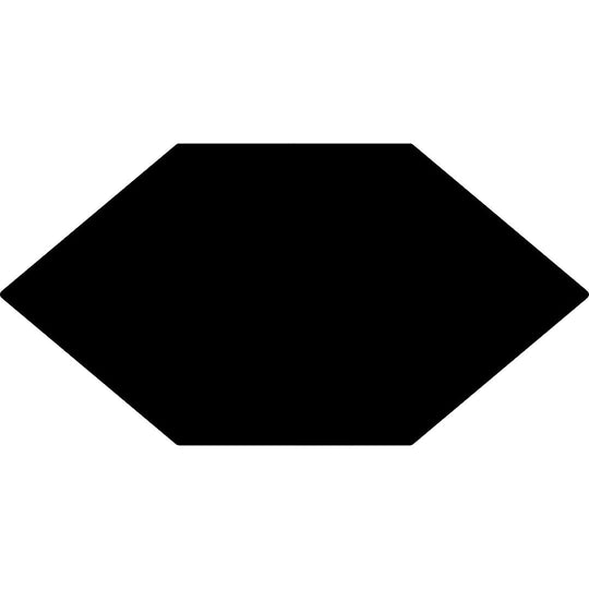 Tesoro 6.5" x 13" Kayak Pressed Elongated Hex Porcelain Tile