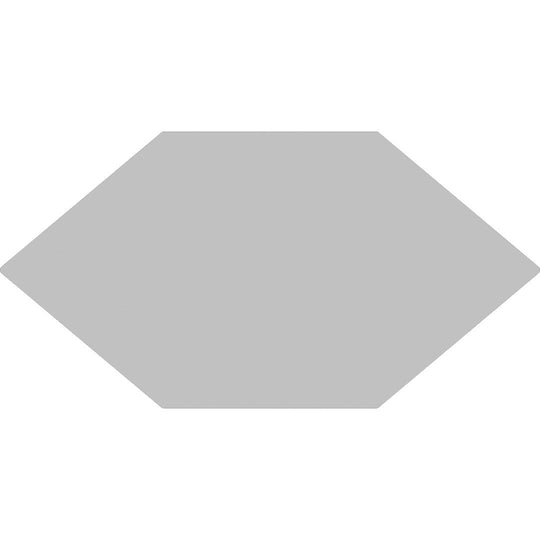 Tesoro 6.5" x 13" Kayak Pressed Elongated Hex Porcelain Tile