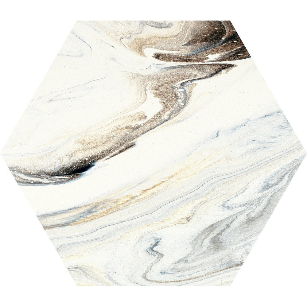 Tesoro-8.5-x-9.75-Marmaris-Pressed-Hexagon-Glazed-Porcelain-Tile-Sunset