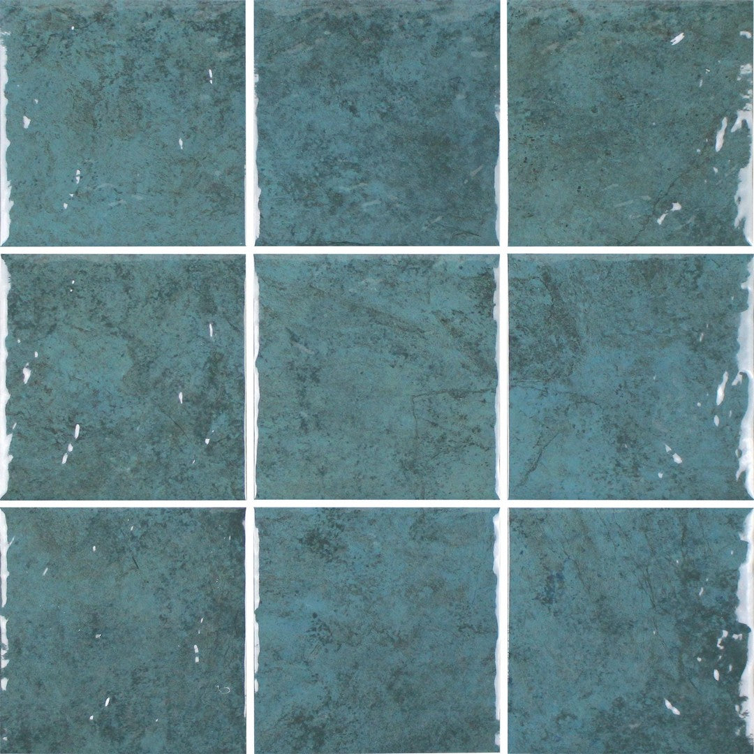 Tesoro 6" x 6" Reef Glossy Glass Tile
