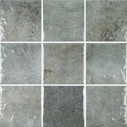 Tesoro 6" x 6" Waterplace Glossy Ceramic Tile