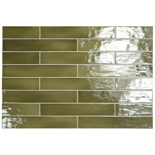 MiR Cire 3" x 16" Glossy Ceramic Tile