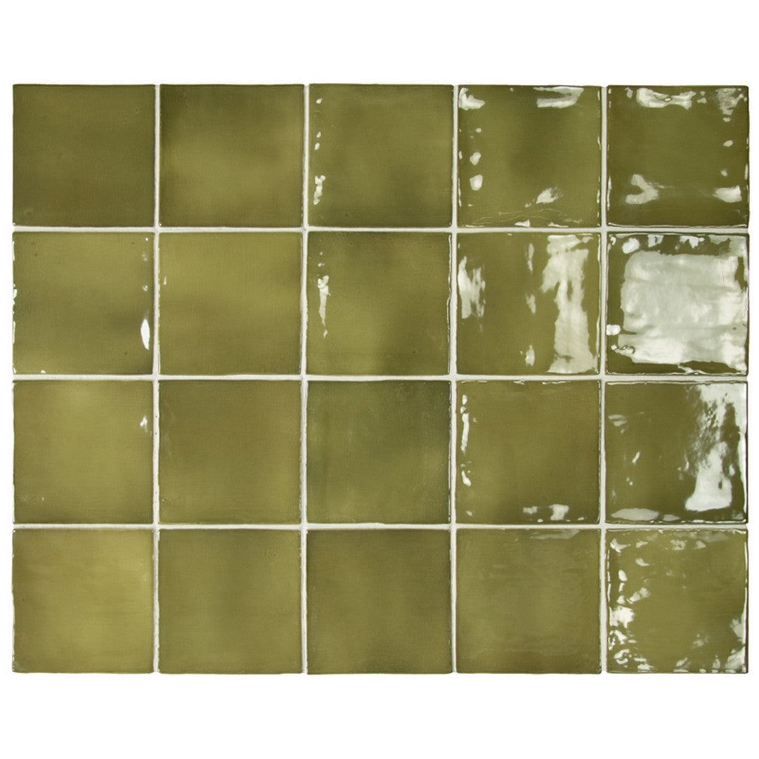 MiR Cire 4" x 4" Glossy Ceramic Tile