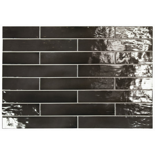 MiR Cire 3" x 16" Glossy Ceramic Tile