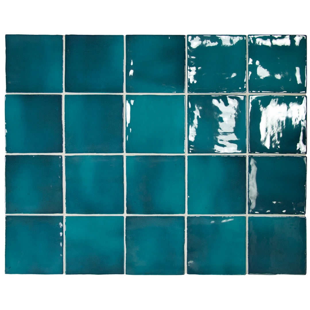 MiR Cire 4" x 4" Glossy Ceramic Tile