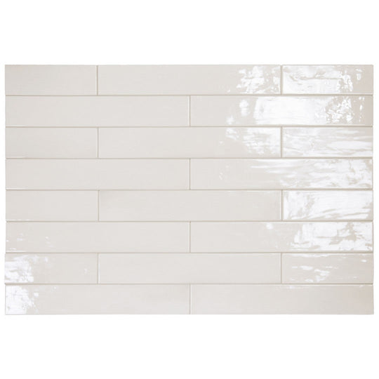 MiR Cire 3" x 16" Glossy Ceramic Tile