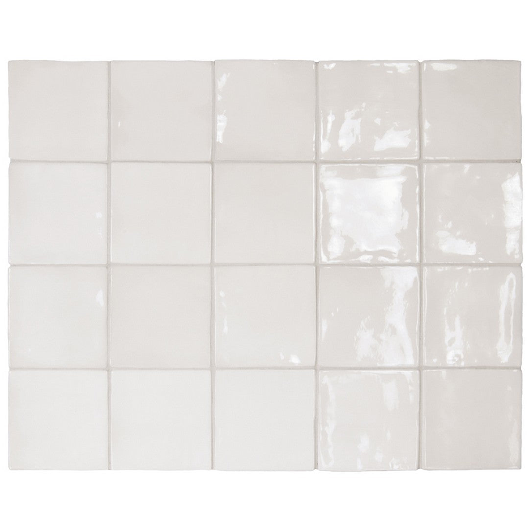 MiR Cire 4" x 4" Glossy Ceramic Tile