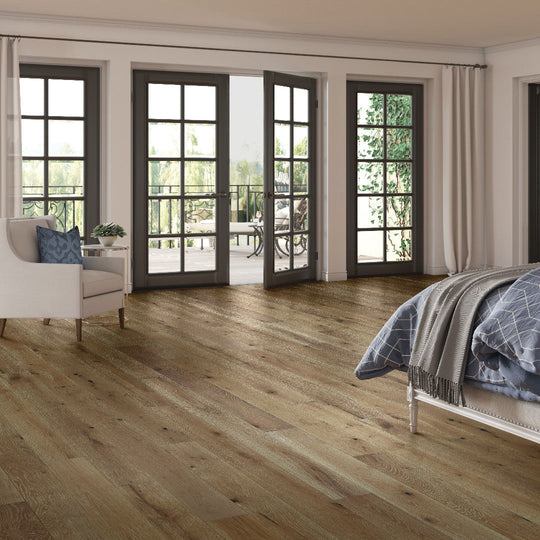 Crossville-7.5-Bacova-Low-Gloss-&-Wire-Brushed-Engineered-Hardwood-Plank-White-Oak-Port-Wine