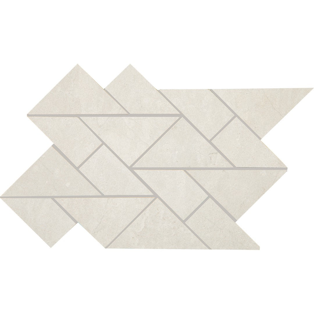 Crossville 8.5" x 14.6" Portugal Unpolished Multi-Shaped Porcelain Mosaic