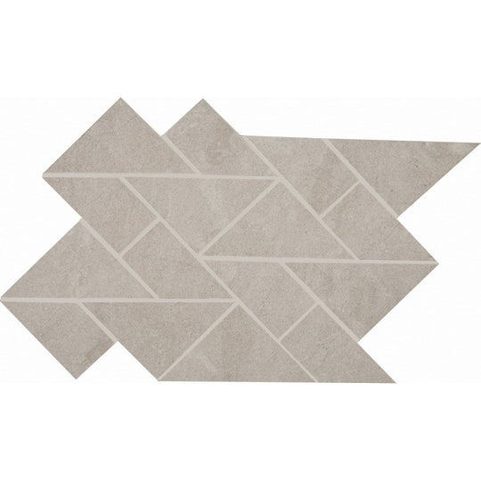 Crossville 8.5" x 14.6" Portugal Unpolished Multi-Shaped Porcelain Mosaic