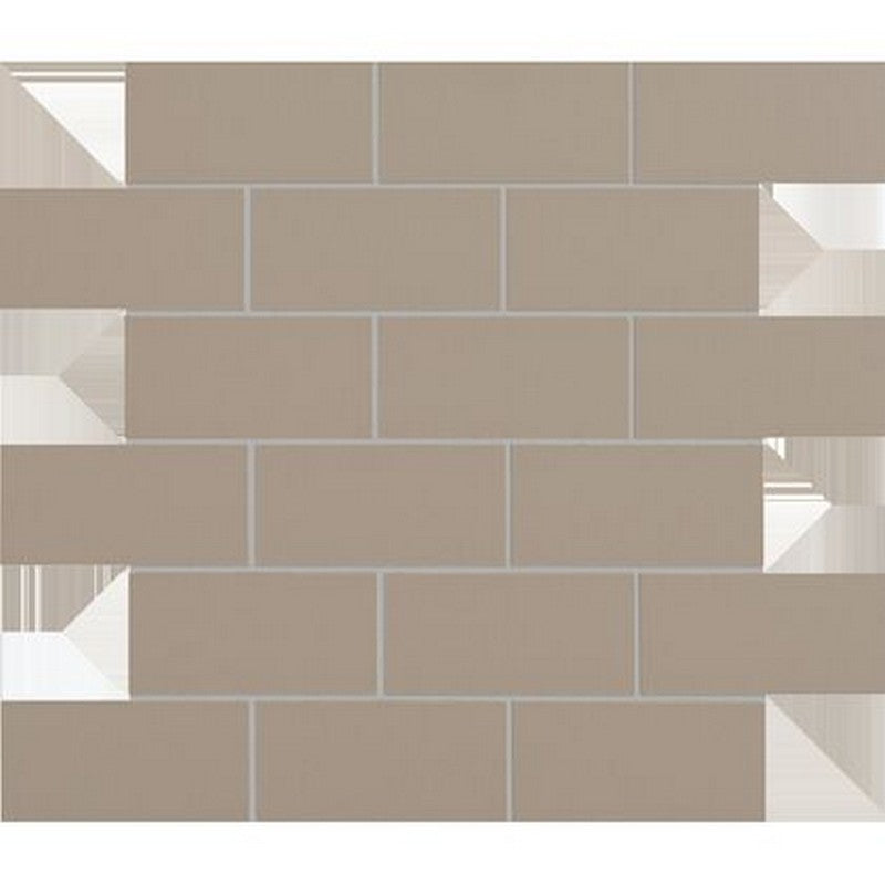 Crossville 11.69" x 13.66" Retroactive 2.0 Unpolished Porcelain 2x4" Mosaic