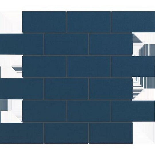 Crossville 11.69" x 13.66" Retroactive 2.0 Unpolished Porcelain 2x4" Mosaic